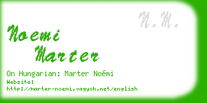 noemi marter business card